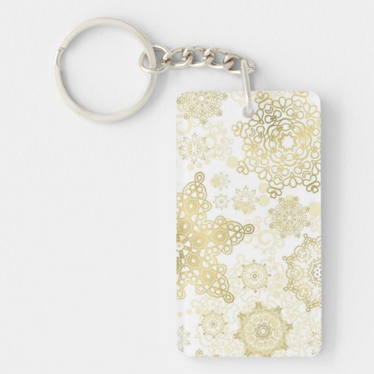 Snowflake patroon sleutelhanger (Voorkant)