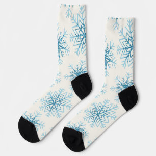 Snowflake patroon sokken