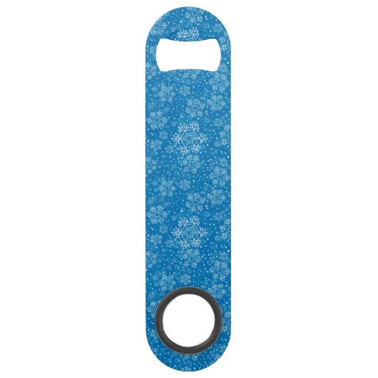 Snowflake patroon speed flessenopener (Achterkant)