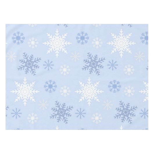 Snowflake patroon tafelkleed (Voorkant (Horizontaal))