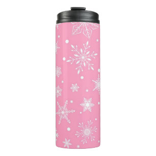 Snowflake patroon thermosbeker