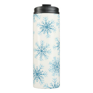 Snowflake patroon thermosbeker