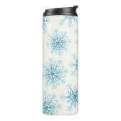 Snowflake patroon thermosbeker (Gedraaid links)