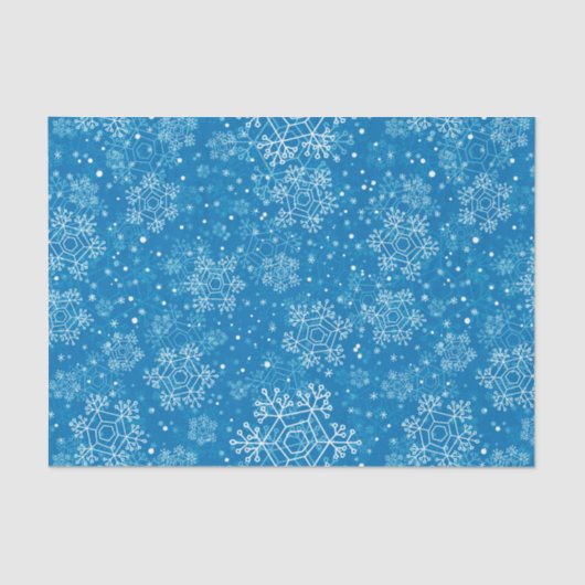 Snowflake patroon tissuepapier (Voorkant)