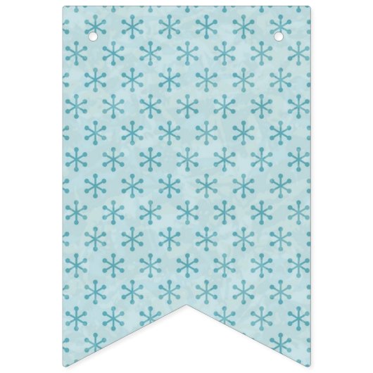 Snowflake patroon vlaggetjes (Eerste vlag)