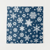 Snowflake patroon wandkleed (Voorkant (horizontaal))