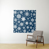 Snowflake patroon wandkleed (In situ)