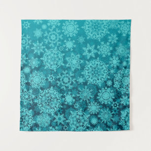 Snowflake patroon wandkleed