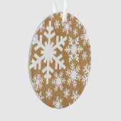 Snowflake Pattern AcrylOrnament Ornament (voorkant)