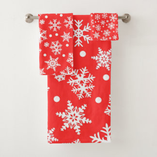 Snowflake Pattern Bad Handdoek