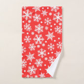 Snowflake Pattern Bad Handdoek (Handdoek)