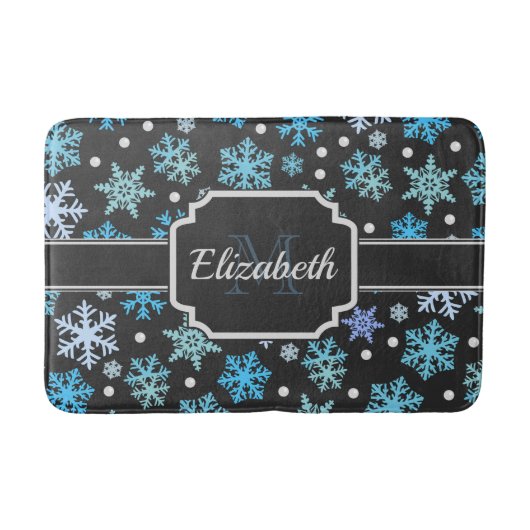 Snowflake Pattern Badmat (Voorkant)
