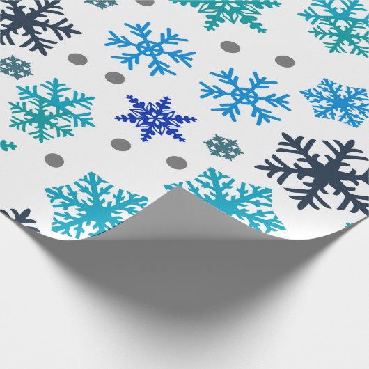 Snowflake Pattern Cadeaupapier (Hoek)