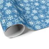Snowflake Pattern Cadeaupapier (Rol Hoek)