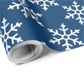 Snowflake Pattern Cadeaupapier (Rol Hoek)