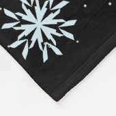 Snowflake Pattern Fleece Deken (Hoek)
