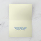 Snowflake Pattern Holiday Card Kaart (Binnen)