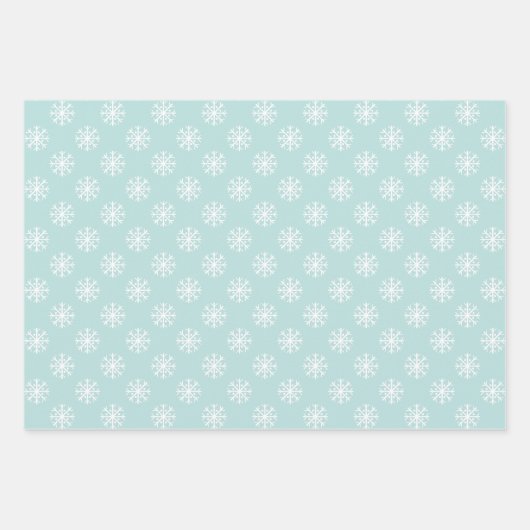 Snowflake Pattern Inpakpapier Vel (Voorkant)