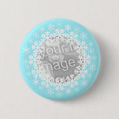 Snowflake Photo Button (Voorkant)