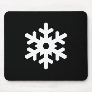 Snowflake Pictogram Mousepad Muismat