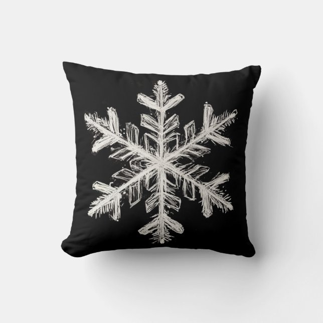 Snowflake Pillow Kussen (Voorkant)
