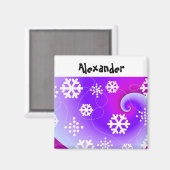 Snowflake Place Holder Magneet (Voorkant / Achterkant)