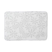 Snowflake Print Badmat (Voorkant)