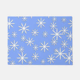 Snowflake Print Deurmat