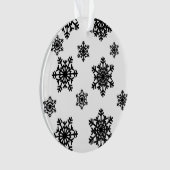 Snowflake Print Ornament (voorkant)