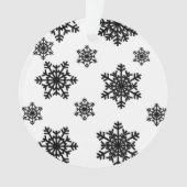 Snowflake Print Ornament (voorkant)