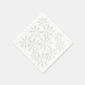 Snowflake Print Servet (Hoek)