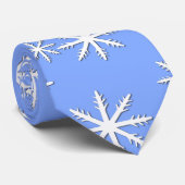 Snowflake Print Stropdas (Opgerold)