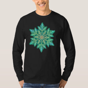 SNOWFLAKE-Retro sneeuwvlok, wintersport T-shirt