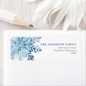 Snowflake Return Address Labels (Insitu)