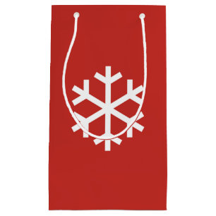 Snowflake, rode kersttas klein cadeauzakje