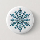 Snowflake Ronde Button 5,7 Cm (Voorkant)