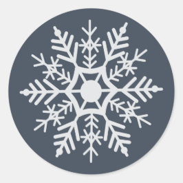 Snowflake Ronde Sticker