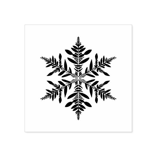 Snowflake Rubberstempel (Afrduk)