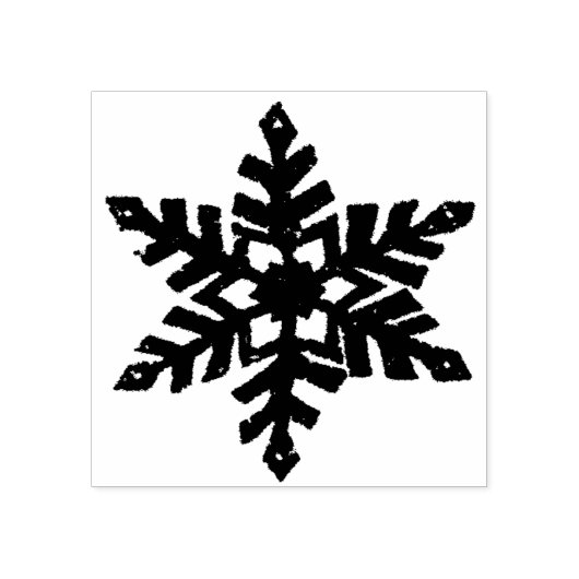 Snowflake Rubberstempel (Afrduk)