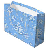 Snowflake sac cadeau de Noël (Dos Angle)