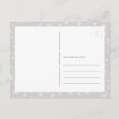 Snowflake Season Kerstfeestdag Foto Briefkaart (Achterkant)