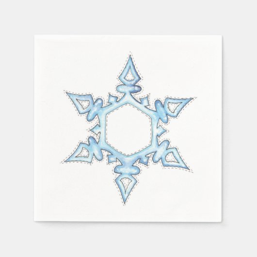 Snowflake Servetten (Voorkant)