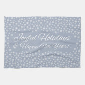 Snowflake Serviettes de cuisine de vacances (Horizontal)
