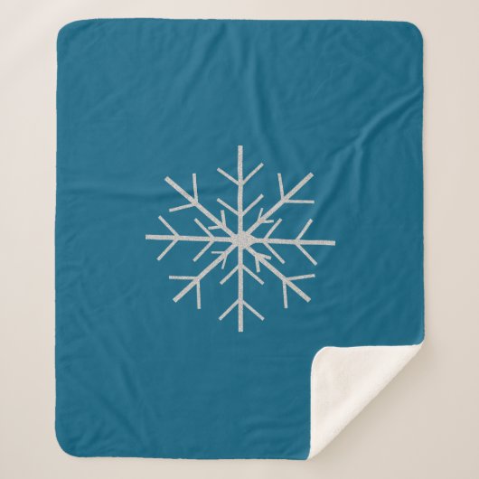 Snowflake sherpa deken (Voorkant)