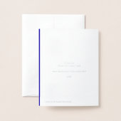 Snowflake Silver Foil-kaart Folie Kaarten (Met envelop)