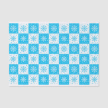 Snowflake & sneeuwpatroon (blauw)