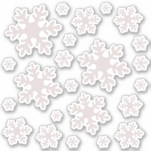 Snowflake Snow Winter Sticker Pack de Noël