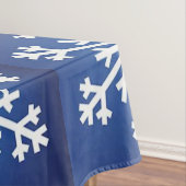 SNOWFLAKE SNOWFLAKES BLUE TABLECLOTH TAFELKLEED (Voorbeeld)
