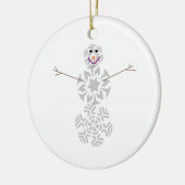 Snowflake Snowman Ornament (Links)