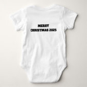 Snowflake Sparkle Baby Reindeer Romper (Achterkant)